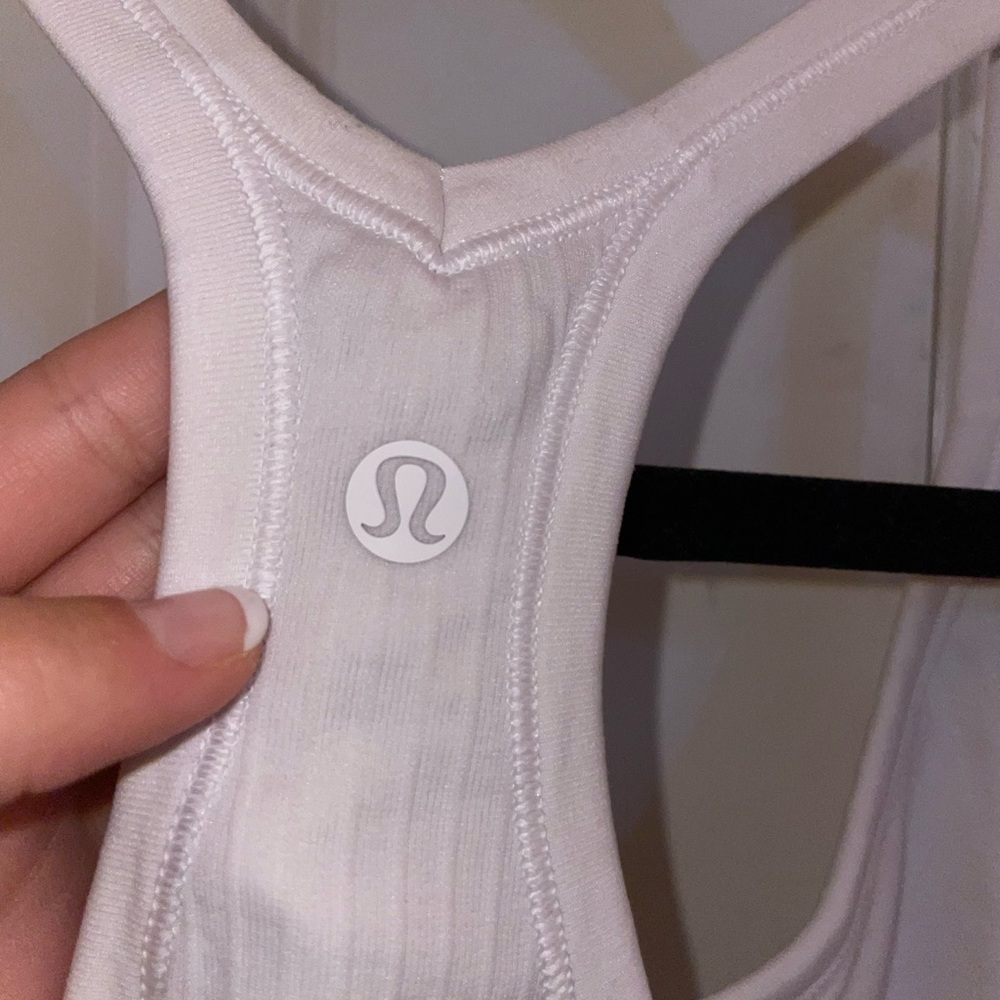 lululemon white tank